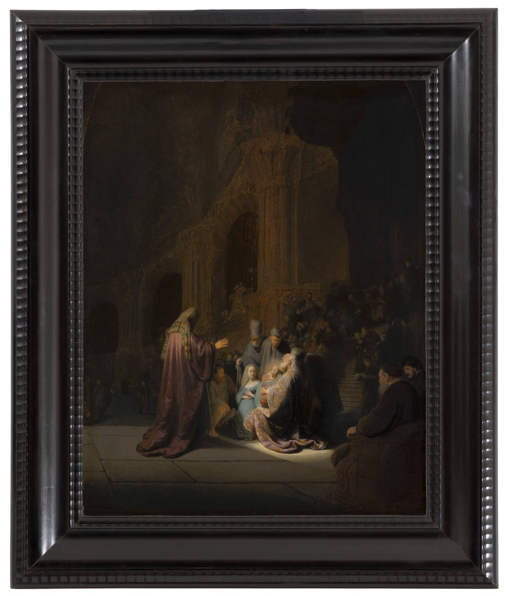 Rembrandt van Rijn Het loflied van Simeon Simeon's Song of Praise