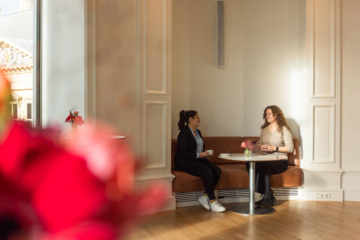 Gezellig tafelen in het Mauritshuis