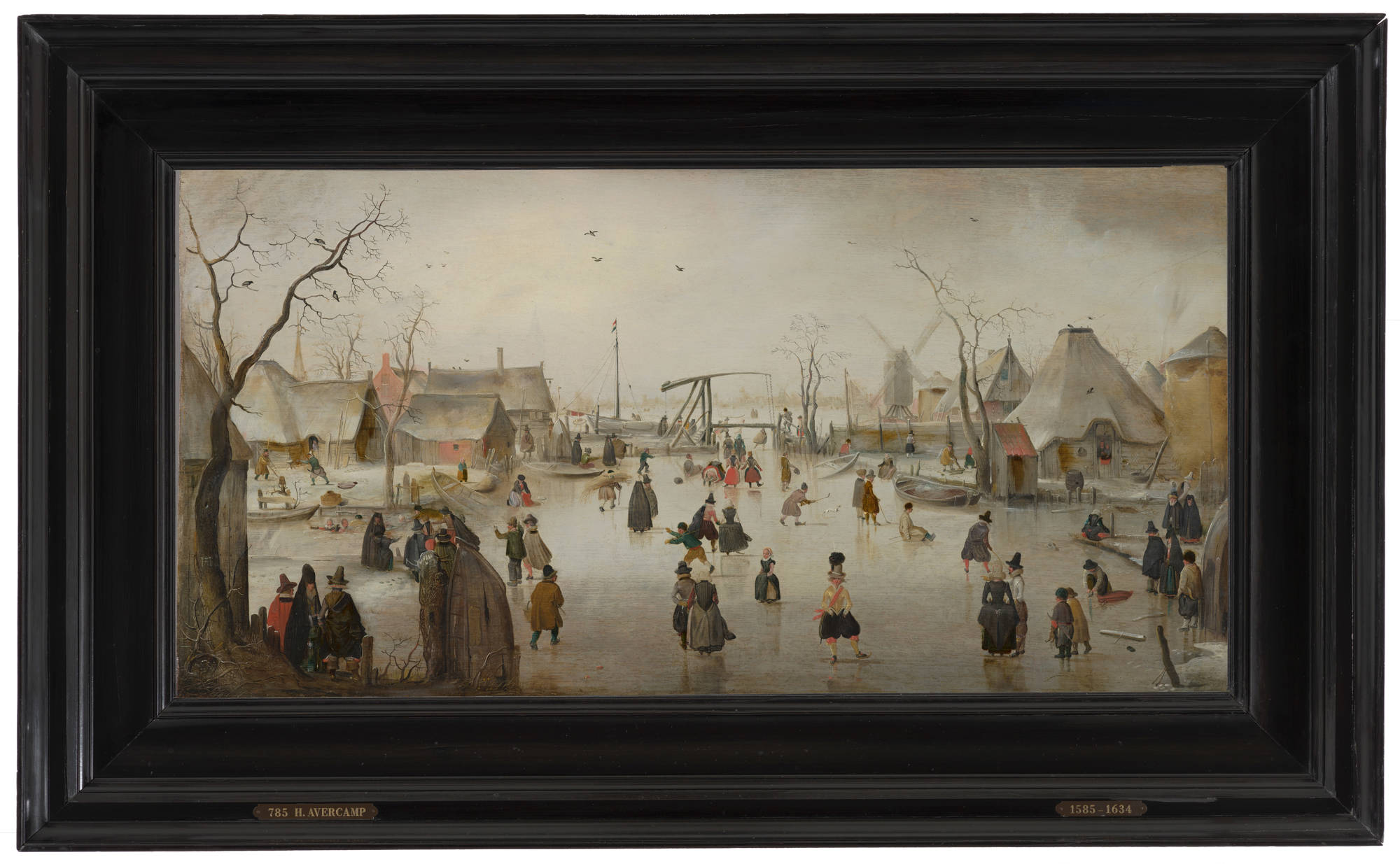 Hendrick Avercamp IJsvermaak Ice Scene