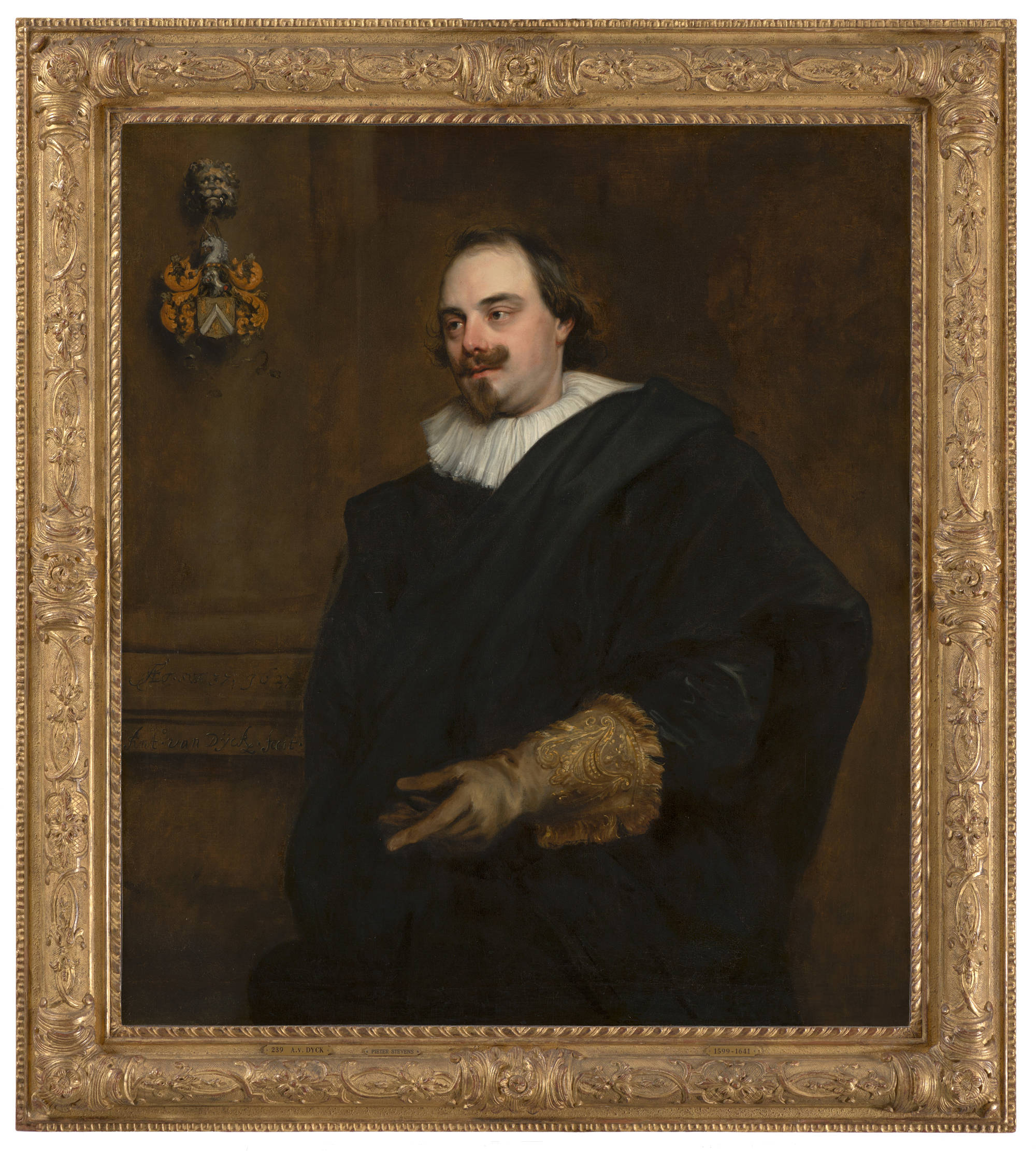 Anthony van Dyck  Portret van Peeter Stevens (c.1590-1668)