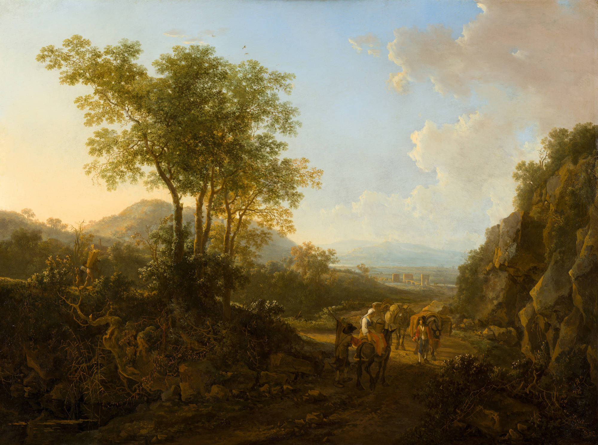 Jan Both Italiaans landschap Italian Landscape