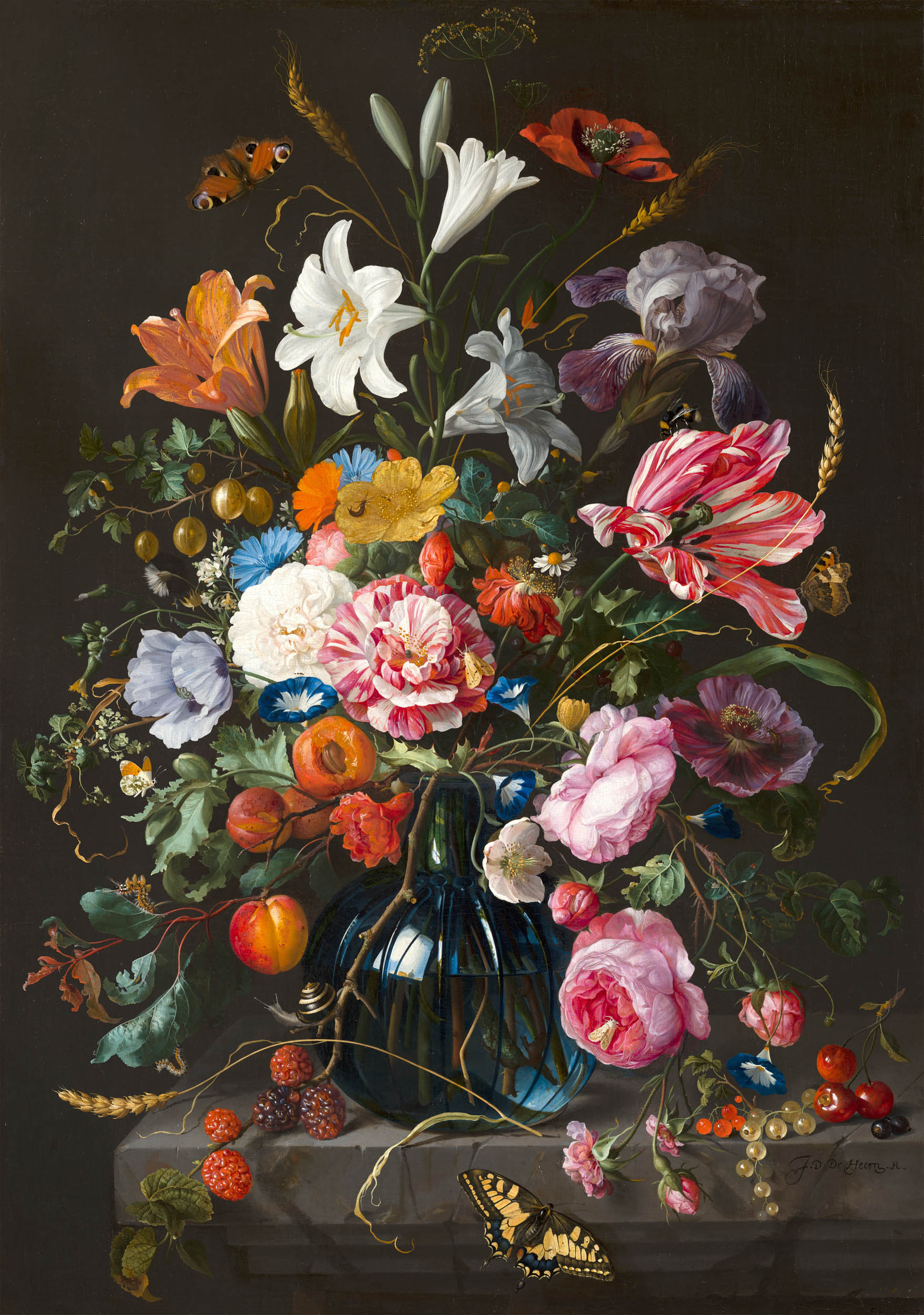 Jan Davidsz de Heem Vase of Flowers | Mauritshuis